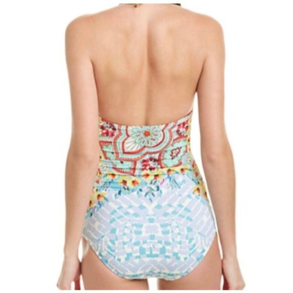 NWT Johnny Was Elena Twist One-Piece Swimsuit, Size XS - Picture 14 of 16